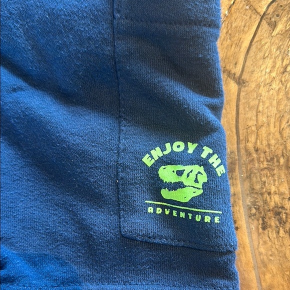 Navy Blue Kids Cargo Shorts - Picture 2 of 4